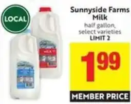 Save Mart Sunnyside Farms Milk offer