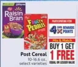 Save Mart Post Cereal offer