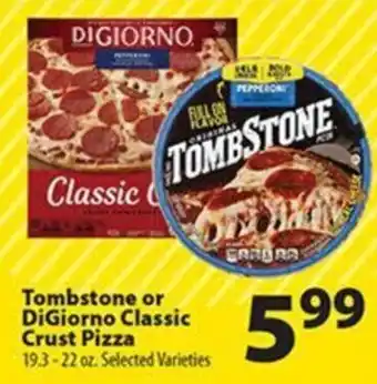 Times Supermarkets Tombstone or DiGiorno Classic Crust Pizza offer