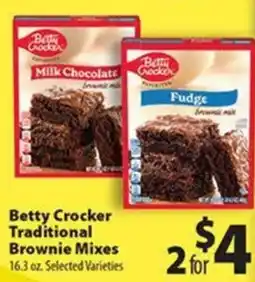 Times Supermarkets Betty Crocker Traditional Brownie Mixes offer