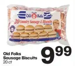 Harp's Market Old Folks Sausage Biscuits offer