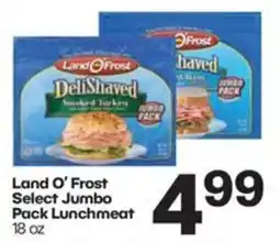 Harp's Market Land O Frost Select Jumbo Pack Lunchmeat offer