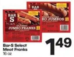 Harp's Market Bar-s select meat franks offer