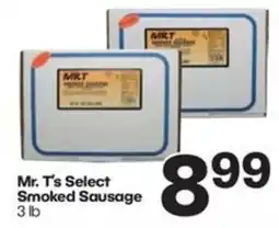Harp's Market Mr. T's Select Smoked Sausage offer
