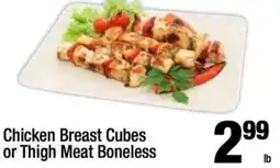 Super King Markets Chicken Breast Cubes or Thigh Meat Boneless offer