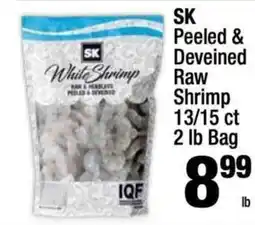 Super King Markets Sk peeled & deveined raw shrimp offer