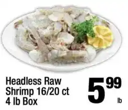 Super King Markets Headless Raw Shrimp offer
