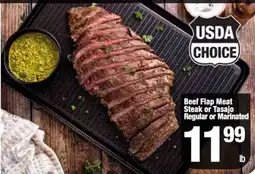 Super King Markets Usda choice beef flap meat steak or tasajo offer