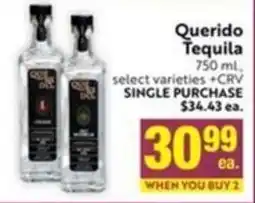 Save Mart Querido Tequila offer