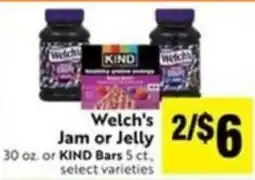 Save Mart Welch's Jam or Jelly offer