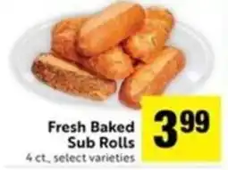 Save Mart Fresh Baked Sub Rolls offer