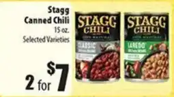 Times Supermarkets Stagg canned chili offer