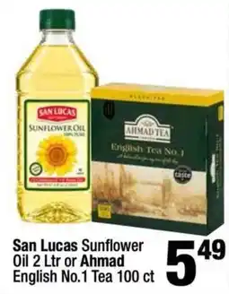Super King Markets San Lucas Sunflower Oil or Ahmad English No.1 Tea offer