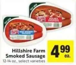 Save Mart Hillshire Farm Smoked Sausage offer