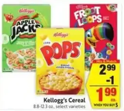Save Mart Kellogg's Cereal offer