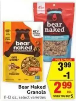 Save Mart Bear Naked Granola offer