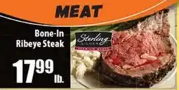 Times Supermarkets Sterling Silver Bone-In Ribeye Steak offer