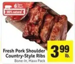 Save Mart Smithfield fresh pork shoulder country-style ribs offer