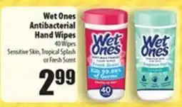 Times Supermarkets Wet Ones Antibacterial Hand Wipes offer
