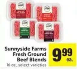Save Mart Sunnyside Farms Fresh Ground Beef Blends offer