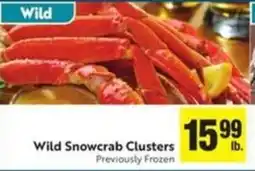 Save Mart Wild Snowcrab Clusters offer