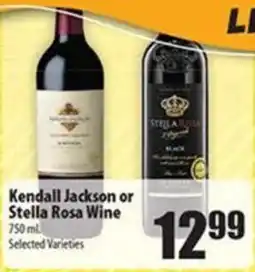 Times Supermarkets Kendall Jackson or Stella Rosa Wine offer