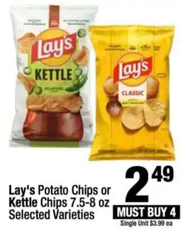 Super King Markets Lay's Potato Chips or Kettle Chips offer
