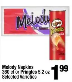 Super King Markets Melody Napkins offer
