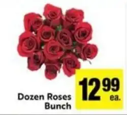 Save Mart Dozen Roses Bunch offer