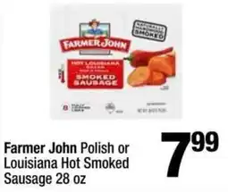 Super King Markets Farmer John Polish or Louisiana Hot Smoked Sausage offer