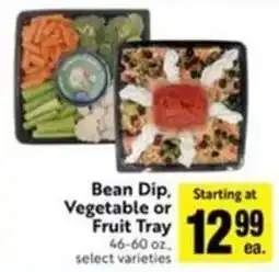 Save Mart Bean Dip, Vegetable or Fruit Tray offer