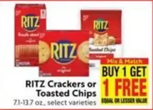 Save Mart Ritz Crackers or Toasted Chips offer