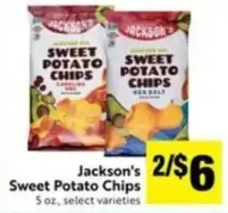 Save Mart Jackson's Sweet Potato Chips offer