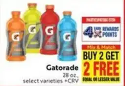 Save Mart Gatorade offer