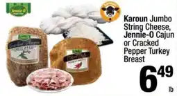 Super King Markets Karoun Jumbo String Cheese, Jennie-O Cajun or Cracked Pepper Turkey Breast offer