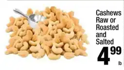 Super King Markets Cashews Raw or Roasted and Salted offer