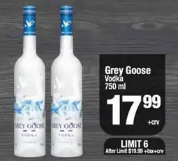 Super King Markets Grey Goose Vodka offer
