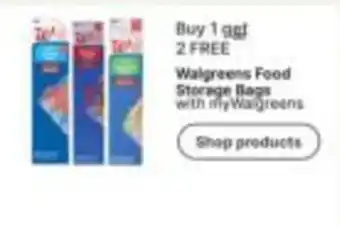 Walgreens Walgreens Food Storage Bags offer
