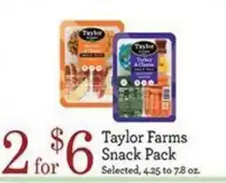 Yoke's Fresh Market Taylor Farms Snack Pack offer