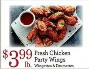 Yoke's Fresh Market Fresh Chicken Party Wings offer