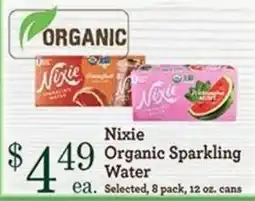 Yoke's Fresh Market Nixie Organic Sparkling Water offer