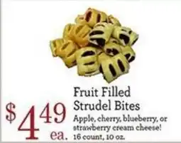 Yoke's Fresh Market Fruit Filled Strudel Bites offer