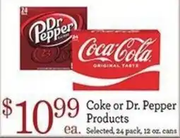Yoke's Fresh Market Coke or Dr. Pepper Products offer