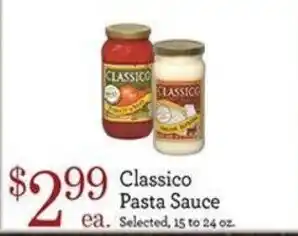Yoke's Fresh Market Classico pasta sauce offer