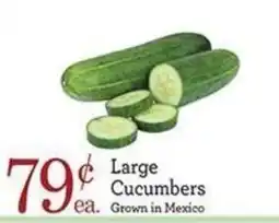 Yoke's Fresh Market Large Cucumbers offer