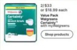Walgreens Walgreens Certainty Stretch Briefs offer