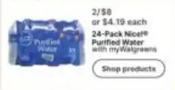 Walgreens Nice! Purified Water offer