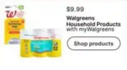 Walgreens Walgreens household products offer