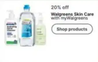 Walgreens Walgreens Skin Care offer