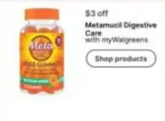 Walgreens Metamucil Digestive Care offer